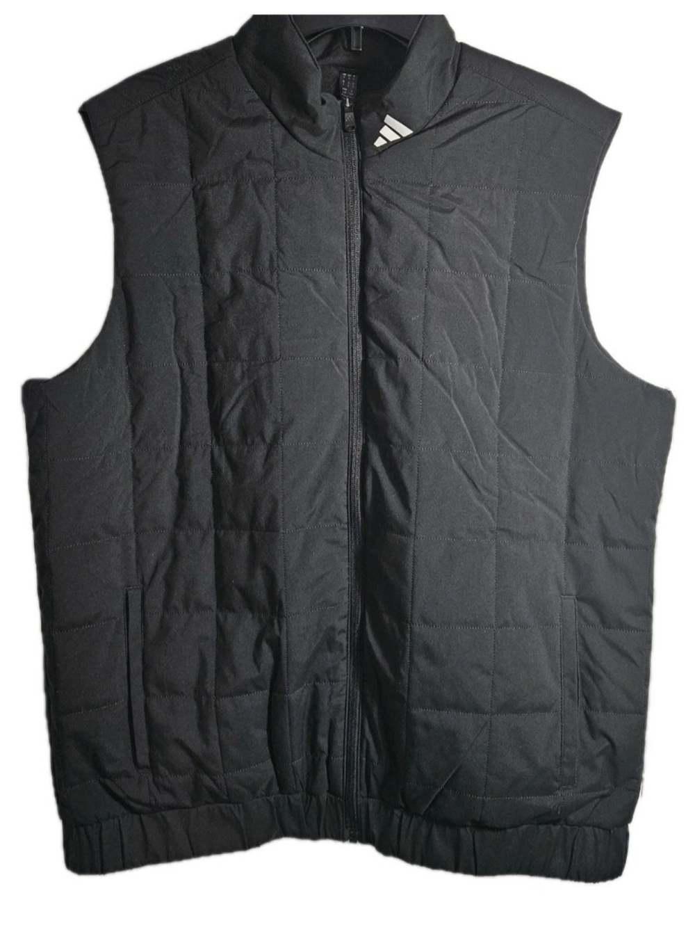 NWOT Adidas Men's Quilted Vest Black, Size L